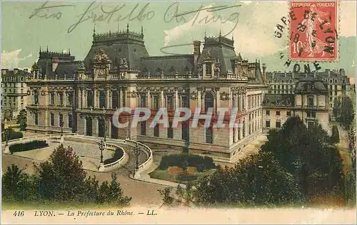 Cartes postales Lyon La Prefecture de Rhone