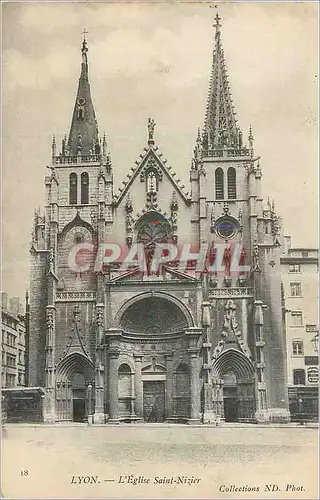 Cartes postales Lyon L'Eglise Saint Nizier