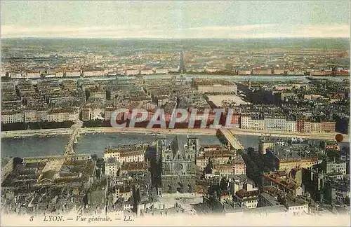 Cartes postales Lyon Vue Generale