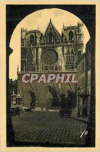 Ansichtskarte AK Lyon La Cathedrale Saint Jean (XIIe au XVe Siecle)