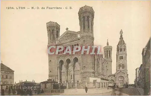 Cartes postales Lyon Notre Dame de Fourviere