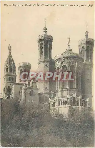 Cartes postales Lyon Abside de Notre Dame de Fourviere