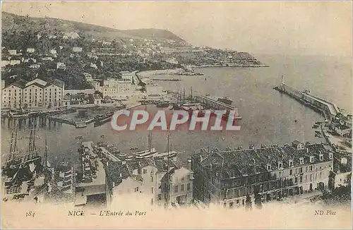 Cartes postales Nice Entree du Port Bateaux