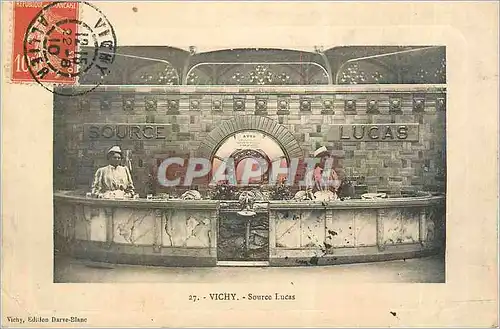Cartes postales Vichy Source Lucas