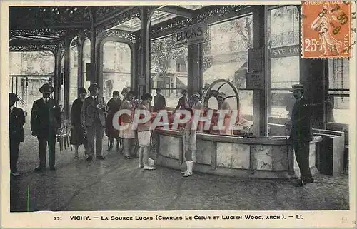 Cartes postales Vichy Source Lucas (Charles le Choeur et Lucien Woog arch)