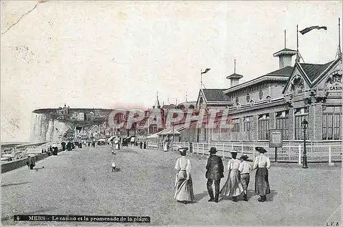 Cartes postales Mers Le Casino et la Promenade de la Plage