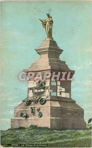 Cartes postales Mers La Vierge de la Falaise