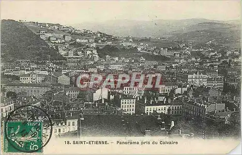 Cartes postales Saint Etienne Panorama pris du Calvaire