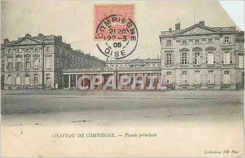 Cartes postales Chateau de Compiegne Facade principale
