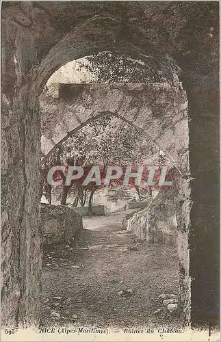 Cartes postales Nice (Alpes Maritimes) Ruines du Chateau