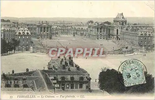 Cartes postales Versailles Le Chateau Vue Generale