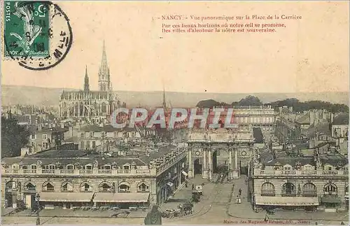 Cartes postales Nancy Vue Panoramique sur la Plage de la Carriere