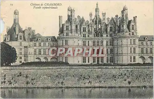 Ansichtskarte AK Chateau de Chambord Facade Septentrionale