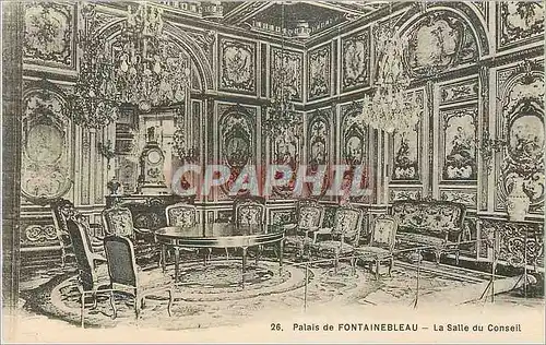 Cartes postales Palais de Fontainebleau La Salle du Conseil