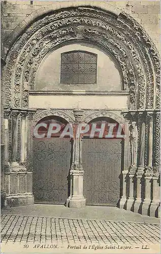 Cartes postales Avallon Portrait de l'Eglise Saint Lazare