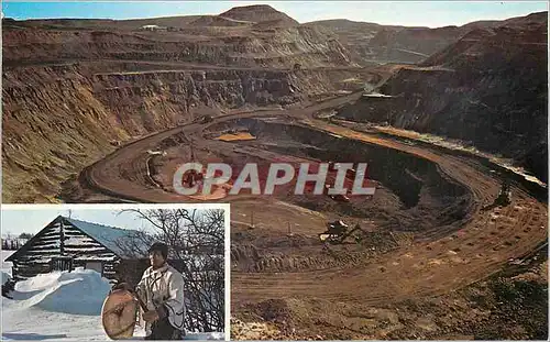 Cartes postales moderne La Mine Burnt Creek et premier Camp de Prospection L'Industrie principale de Schefferville l'Ext