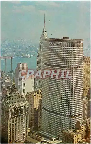 Moderne Karte New York City Pan am Building