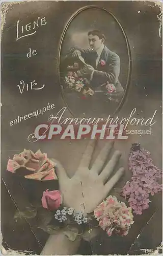 Cartes postales Amour Profond Ligne de Vie