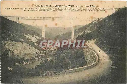 Cartes postales Vallee de la Sioule Viaduc des Fades Le Plus Haut d'Europe