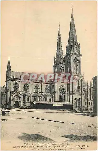 Ansichtskarte AK La Delivrande (Calvados) Notre Dame de la Delivrande La Basilique