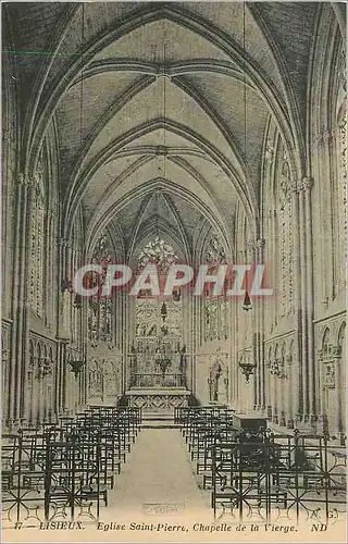 Cartes postales Lisieux Eglise Seint Pierre Chapelle de la Vierge