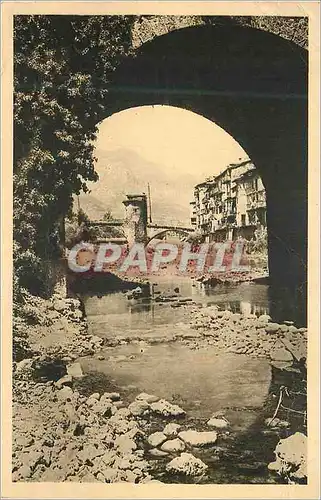 Cartes postales Sospel (A M) Cote d'Azur Le Pont Vieux et la Bevera