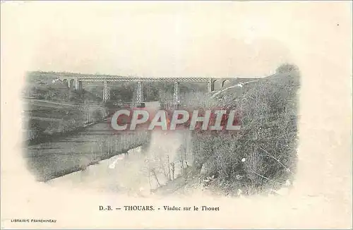Cartes postales Thouars Viaduc sur le Thouet
