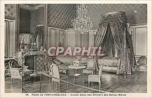 Ansichtskarte AK Palais de Fontainebleau Ancien Salon des Officiers des Reines Meres