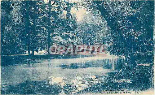 Cartes postales Bordeaux La Riviere et le Pont Cygnes