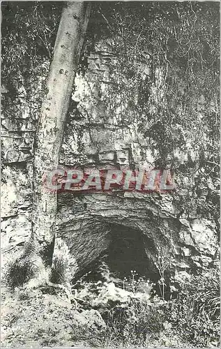 Moderne Karte Arcy sur Cure (Yonne) L'Entonnoir Perte de la Cure S'Engouffrant sous les Roches
