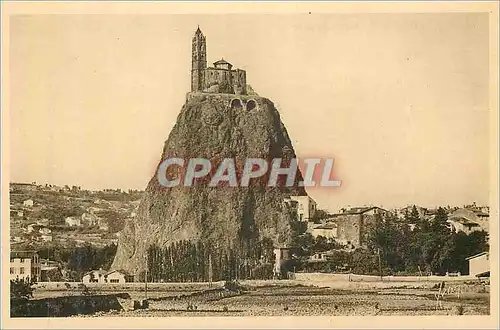 Ansichtskarte AK Le Puy (Haute Loire) La Douce France La Chapelle et le Rocher St Michel d'Aiguille