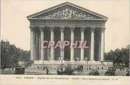 Cartes postales Paris Eglise de la Madeleine