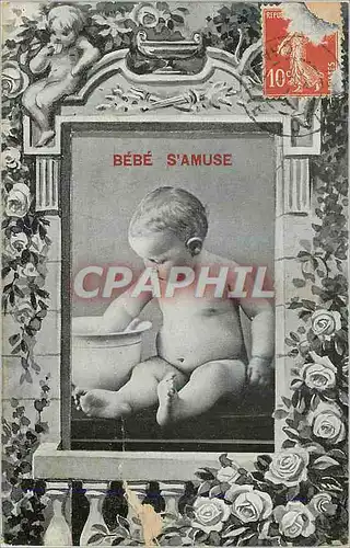 Cartes postales Bebe S'amuse
