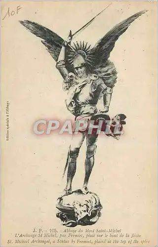 Cartes postales Abbaye de Mont Saint Michel L'Archange St Michel par Fremiel