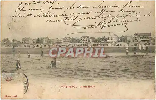 Cartes postales Paris Plage Maree Haute