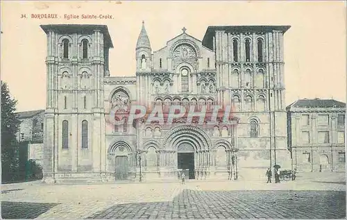 Ansichtskarte AK Bordeaux Eglise Sainte Croix