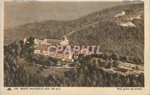 Cartes postales Mont Sainte Odile (Alt 763 m) Vue prise en avion