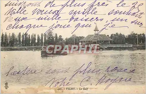 Cartes postales Vichy Le golf Bateau