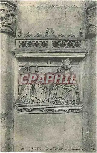 Ansichtskarte AK Lisieux Eglise Saint Pierre Bas Relief