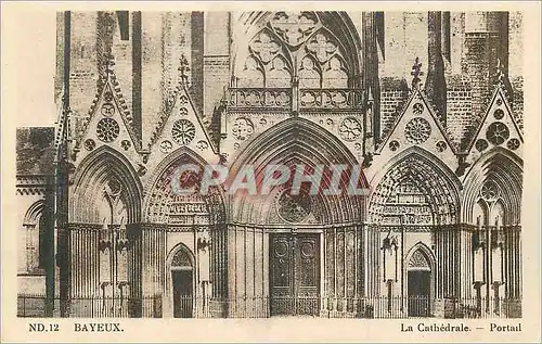 Cartes postales Bayeux La Cathedrale