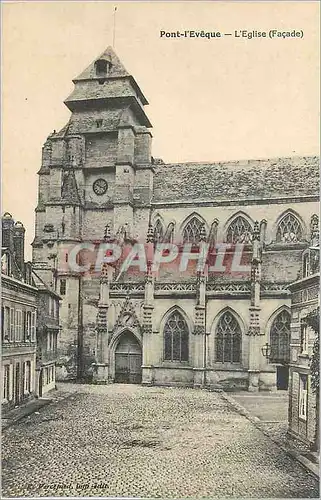 Ansichtskarte AK Pont l'Eveque L'Eglise (Facade)