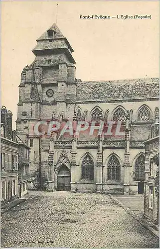 Cartes postales Pont l'Eveque L'Eglise (Facade)