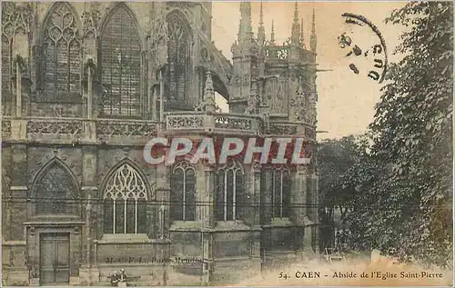 Cartes postales Caen Abside de l'Eglise Saint Pierre