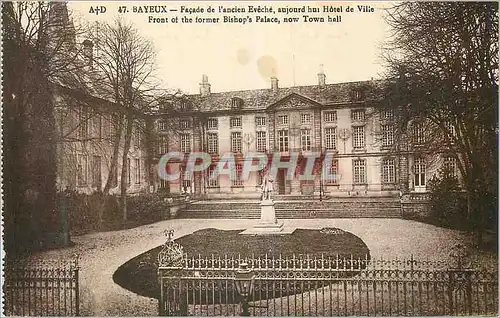 Cartes postales Bayeux Facade de l'Ancien Eveche Aujourd'hui Hotel de Ville