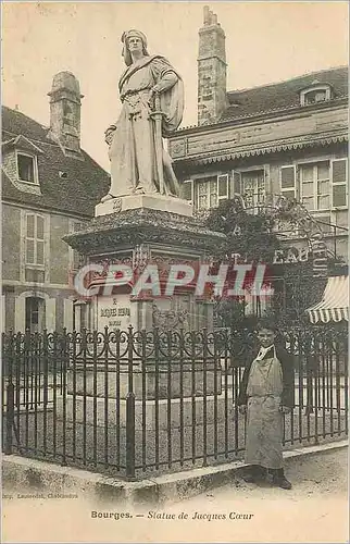 Cartes postales Bourges Statue de Jacques Coeur