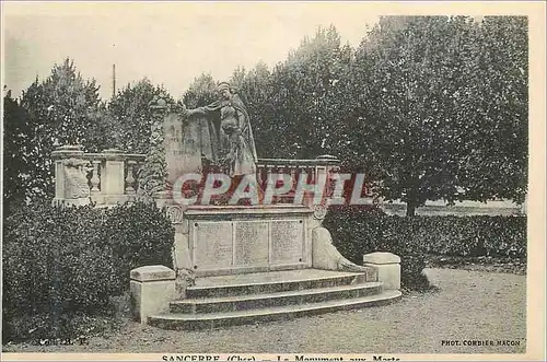 Cartes postales Sancerre (Cher) Le Monument aux Morts Militaria