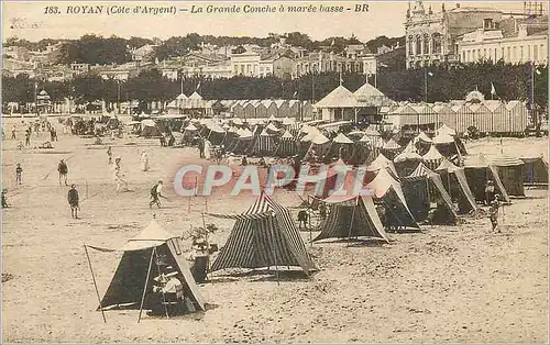 Cartes postales Royan (Cote d'Argent) La Grande Conche a Maree Basse