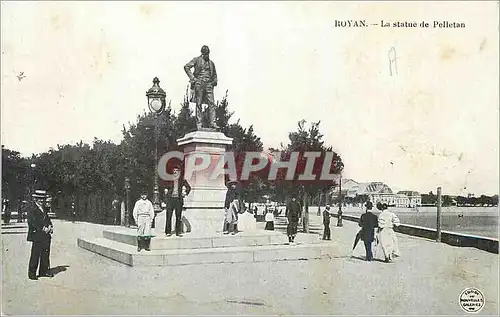 Ansichtskarte AK Royan La Statue de Pelletan