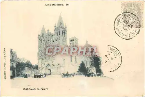 Cartes postales Angouleme Cathedrale St Pierre (carte 1900)
