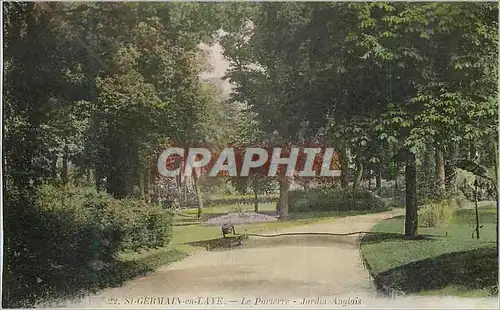 Cartes postales St Germain en Laye La Parterre Jardin Anglais